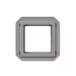 Legrand Plexo 55 069582L Mosaic adapter csapófedél nélkül, IP20, szürke