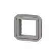 Legrand Plexo 55 069582L Mosaic adapter csapófedél nélkül, IP20, szürke