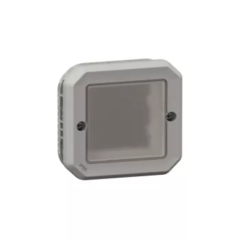 Legrand Plexo 55 069587L Mosaic adapter csapófedél nélkül, IP55, szürke