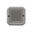 Legrand Plexo 55 069587L vízmentes IP55 Mosaic adapter csapófedél nélkül, szürke burkolattal, ( szerelhető kivitel ), Legrand 069587L