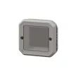 Legrand Plexo 55 069587L Mosaic adapter csapófedél nélkül, IP55, szürke
