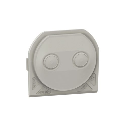 Legrand Plexo 55 069599L vízmentes IP55 membrános kábelbevezető 2 bemenettel, szürke burkolattal, Legrand 069599L