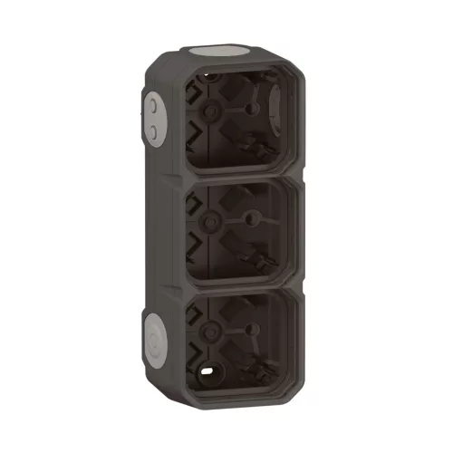 Legrand Plexo 55 069603L falon kívüli doboz, IP55, antracit