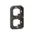 Legrand Plexo 55 069607L keret, IP55, antracit