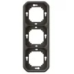 Legrand Plexo 55 069608L keret, IP55, antracit