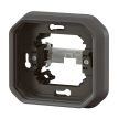 Legrand Plexo 55 069609L vízmentes IP55 egyes keret körmökkel, antracit színben, ( szerelhető kivitel ), Legrand 069609L