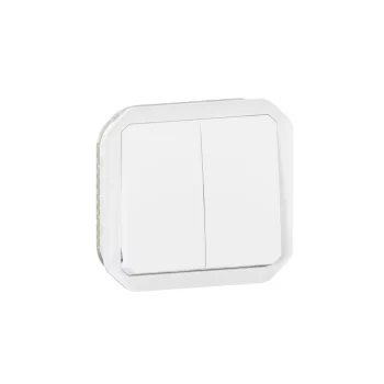 Legrand Plexo 55 069625L dupla váltókapcsoló (106+6), 10 A, IP55, fehér
