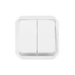 Legrand Plexo 55 069626L dupla váltókapcsoló (106+6), 10 A, IP55, fehér
