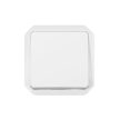 Legrand Plexo 55 069630L vízmentes IP55 egypólusú nyomó (N101), fehér burkolattal, ( szerelhető kivitel ), 10A 250V, Legrand 069630L