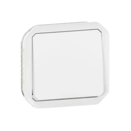 Legrand Plexo 55 069631L váltóérintkezős nyomó (106), 10 A, IP55, fehér