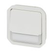 Legrand Plexo 55 069634L vízmentes IP55 váltóérintkezős nyomó (106), fehér burkolattal, jelzőfénnyel , ( szerelhető kivitel ), 10A 250V, Legrand 069634L
