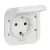 Legrand Plexo 55 069639L dugalj 2P+F csapófedéllel, 16 A, IP55, fehér