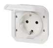 Legrand Plexo 55 069639L dugalj 2P+F csapófedéllel, 16 A, IP55, fehér