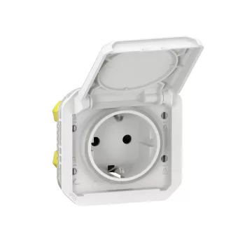Legrand Plexo 55 069640L dugalj 2P+F csapófedéllel, 16 A, IP55, fehér