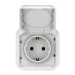 Legrand Plexo 55 069640L dugalj 2P+F csapófedéllel, 16 A, IP55, fehér