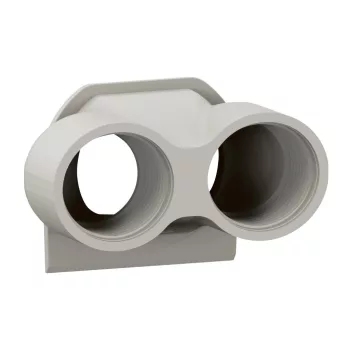   Legrand Plexo 55 069650L vízmentes IP55 tömszelence 2 bemenettel PG16,, szürke színben, Legrand 069650L