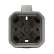 Legrand Plexo 55 069656L vízmentes IP55 falon kívüli 1-es doboz, ISO20 tömszelencével,, szürke színben, Legrand 069656L