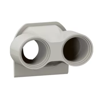   Legrand Plexo 55 069670L vízmentes IP55 tömszelence 2 bemenettel ISO20,, szürke színben, Legrand 069670L