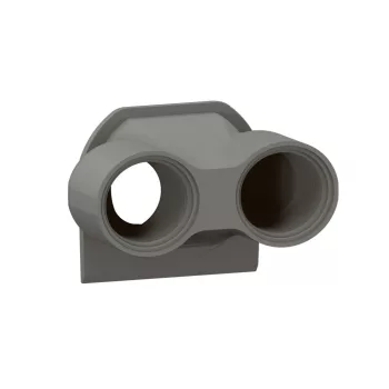   Legrand Plexo 55 069673L vízmentes IP55 tömszelence 2 bemenettel ISO20,, antracit színben, Legrand 069673L