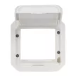 Legrand Plexo 55 069684L Mosaic adapter csapófedéllel, IP55, fehér