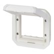Legrand Plexo 55 069684L vízmentes IP55 Program Mosaic adapter csapófedéllel (nem átlátszó),, fehér burkolattal, csapófedéllel, ( szerelhető kivitel ), Legrand 069684L