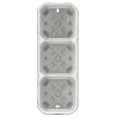 Legrand Plexo 55 069688L vízmentes IP55 falon kívüli 3-as doboz, membrános,, fehér színben, Legrand 069688L