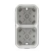 Legrand Plexo 55 069690L vízmentes IP55 falon kívüli 2-es doboz, membrános,, fehér színben, Legrand 069690L