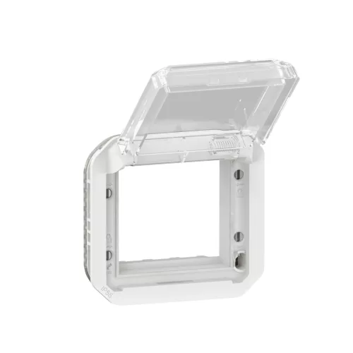 Legrand Plexo 55 069695L Mosaic adapter csapófedéllel, IP55, fehér