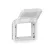Legrand Plexo 55 069695L Mosaic adapter csapófedéllel, IP55, fehér