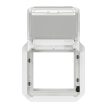 Legrand Plexo 55 069695L vízmentes IP55 Program Mosaic adapter füstszínű csapófedéllel,, fehér burkolattal, csapófedéllel, ( szerelhető kivitel ), Legrand 069695L