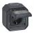 Legrand Plexo 55 069708L dugalj 2P+F csapófedéllel, 16 A, IP55, antracit