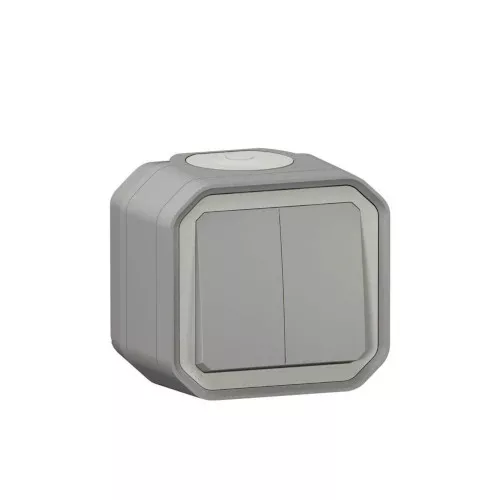 Legrand Plexo 55 069714L csillárkapcsoló ( 105 ), 10 A, IP55, szürke