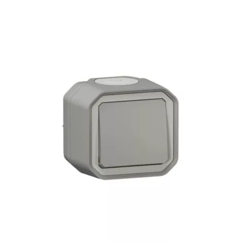 Legrand Plexo 55 069716L keresztkapcsoló (107), 10 A, IP55, szürke