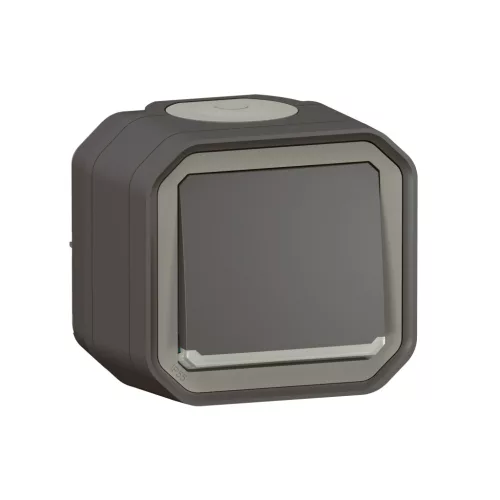 Legrand Plexo 55 069721L váltókapcsoló (106), 10 A, IP55, antracit