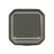 Legrand Plexo 55 069736L vízmentes IP55 váltókapcsoló (106), antracit burkolattal, kerettel, jelzőfénnyel , falon kívüli ( összeszerelt ), 10A 250V, Legrand 069736L