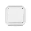 Legrand Plexo 55 069751L vízmentes IP55 váltókapcsoló (106), fehér burkolattal, kerettel, falon kívüli ( összeszerelt ), 10A 250V, Legrand 069751L