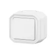 Legrand Plexo 55 069751L vízmentes IP55 váltókapcsoló (106), fehér burkolattal, kerettel, falon kívüli ( összeszerelt ), 10A 250V, Legrand 069751L