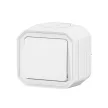 Legrand Plexo 55 069760L egypólusú nyomó (N101), 10 A, IP55, fehér
