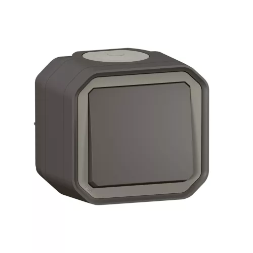 Legrand Plexo 55 069761L váltókapcsoló (106), 10 A, IP55, antracit