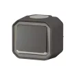 Legrand Plexo 55 069782L egypólusú nyomó (N101), 10 A, IP55, antracit