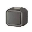 Legrand Plexo 55 069790L egypólusú nyomó (N101), 10 A, IP55, antracit