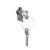 Legrand 069795 Zárbetét kulcsos kapcsolókhoz, IP55