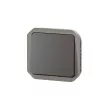 Legrand Plexo 55 069801L váltókapcsoló (106), 10 A, IP55, antracit, süllyesztett