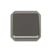 Legrand Plexo 55 069802L váltókapcsoló (106), 10 A, IP55, antracit, süllyesztett