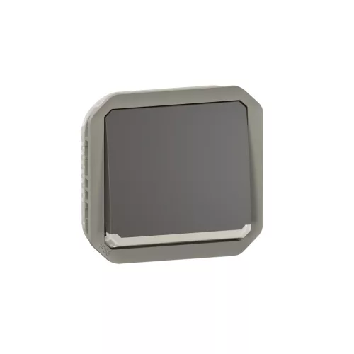 Legrand Plexo 55 069803L váltókapcsoló (106), 10 A, IP55, antracit, süllyesztett