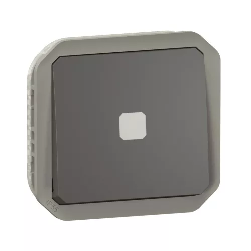 Legrand Plexo 55 069804L időzítőkapcsoló, 8 A, IP55, antracit