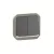 Legrand Plexo 55 069806L dupla váltókapcsoló (106+6), 10 A, IP55, antracit, süllyesztett