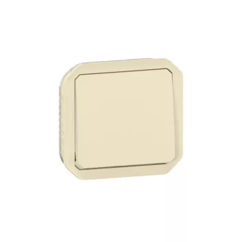   Legrand Plexo 55 069808L vízmentes IP55 váltókapcsoló (106), elefántcsont burkolattal, kerettel, süllyesztett kivitel ( összeszerelt ), 10A 250V, Legrand 069808L