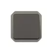Legrand Plexo 55 069810L vízmentes IP55 egypólusú nyomó (N101), antracit burkolattal, kerettel, süllyesztett kivitel ( összeszerelt ), 10A 250V, Legrand 069810L