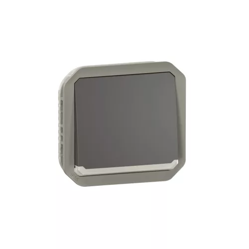 Legrand Plexo 55 069816L váltóérintkezős nyomó (106), 10 A, IP55, antracit, süllyesztett